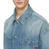 d-stack-u Veste en denim style utilitaire