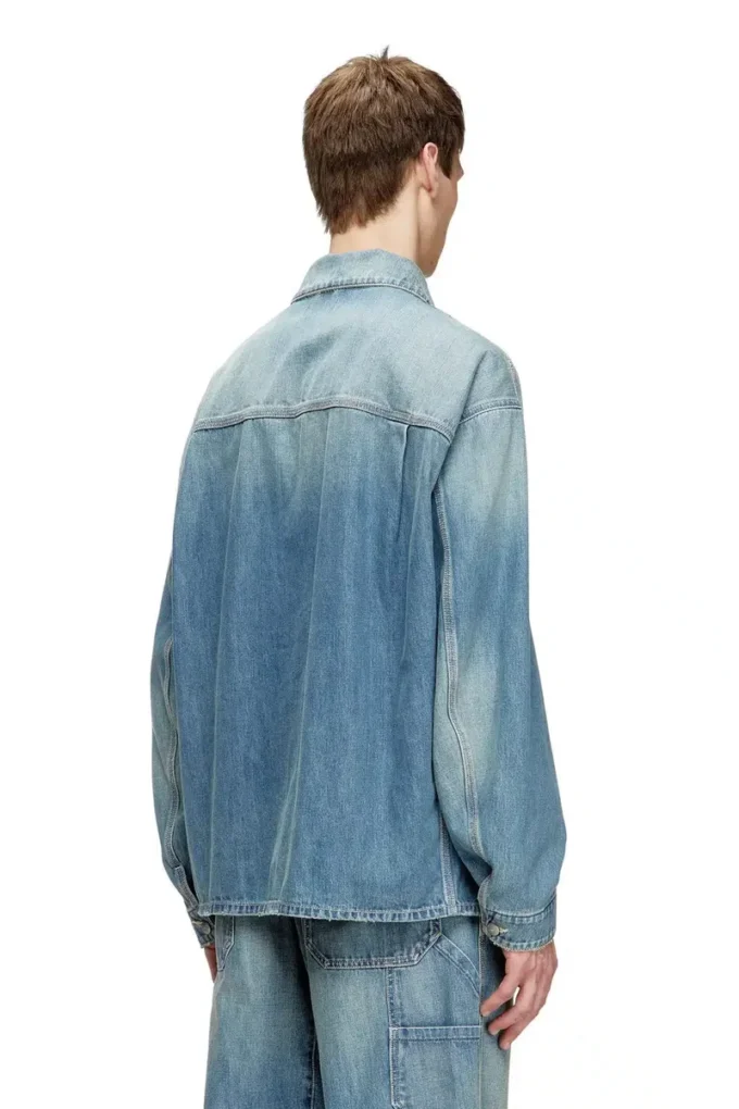 d-stack-u Veste en denim style utilitaire