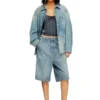 d-stack-u Veste en denim style utilitaire