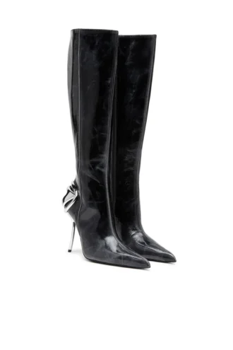 d-ten&half hb D-Ten&Half – Bottes en cuir montant jusqu&rsquo;aux genoux