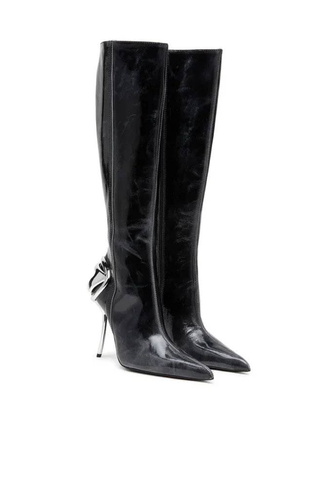 d-ten&half hb D-Ten&Half – Bottes en cuir montant jusqu&rsquo;aux genoux