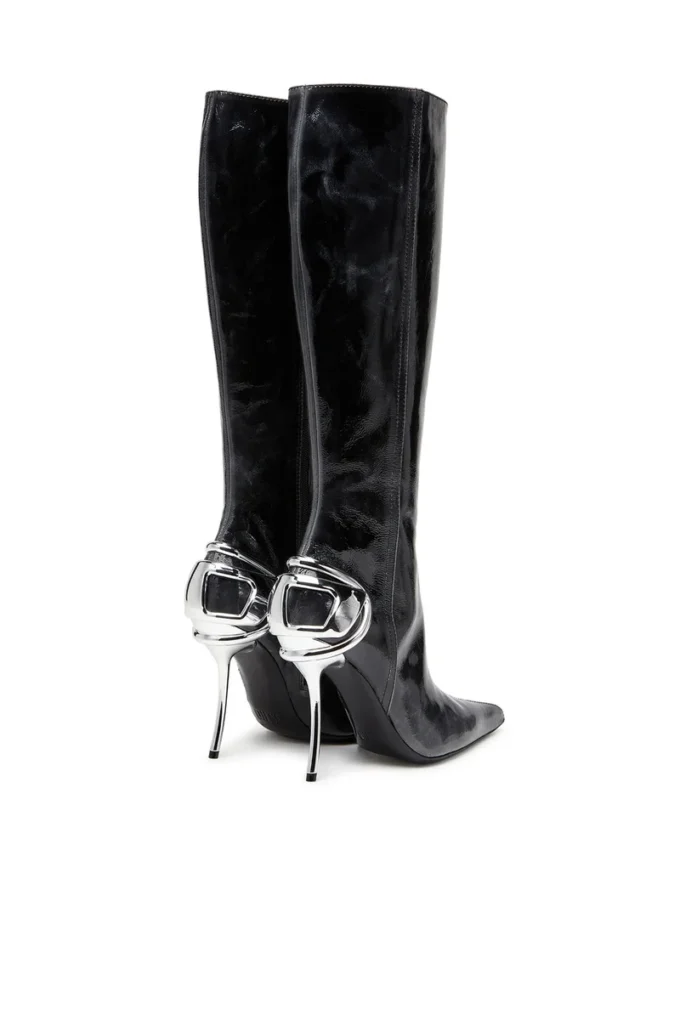 d-ten&half hb D-Ten&Half – Bottes en cuir montant jusqu&rsquo;aux genoux