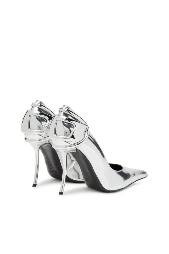 d-ten&half p Escarpins D-Ten&Half-Metallic à talon incurvé