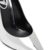 d-ten&half p Escarpins D-Ten&Half-Metallic à talon incurvé