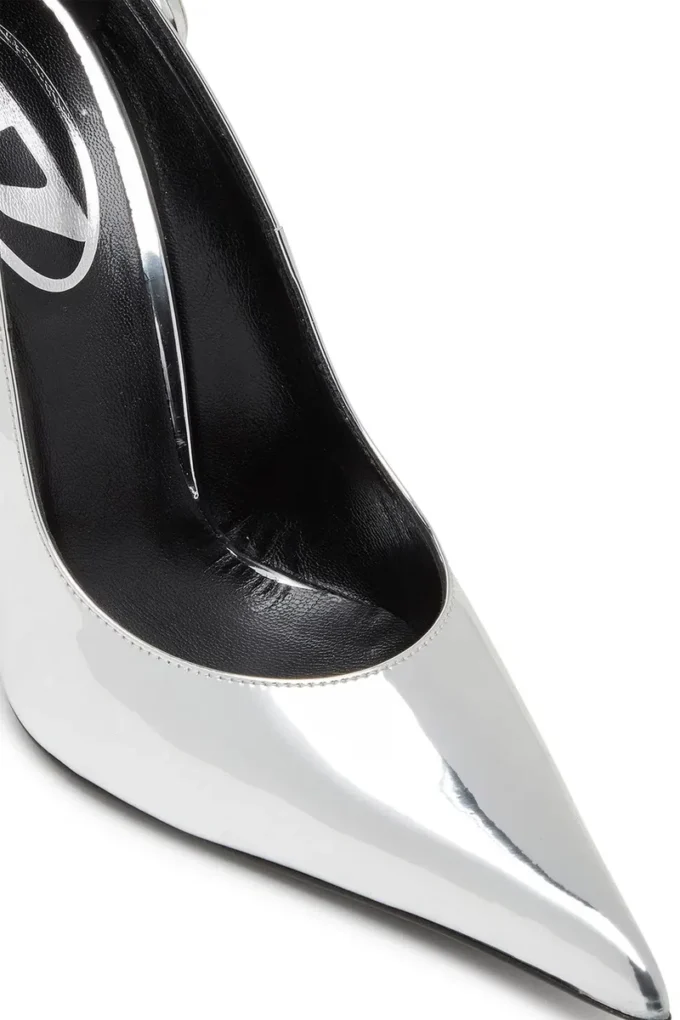 d-ten&half p Escarpins D-Ten&Half-Metallic à talon incurvé