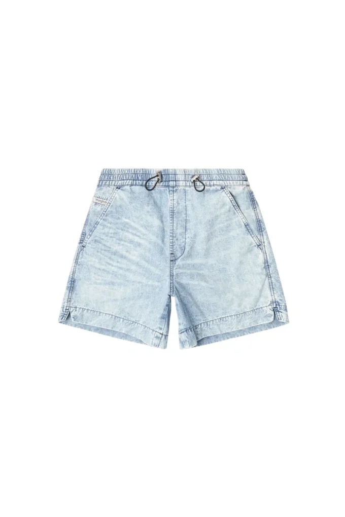 d-tenni-s Short en denim marbré