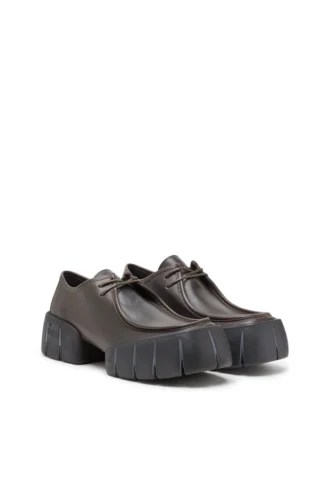 d-tex wb Chaussures D-Tex de style mocassin en cuir brossé