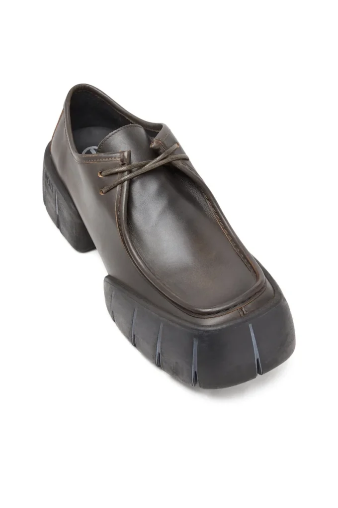 d-tex wb Chaussures D-Tex de style mocassin en cuir brossé