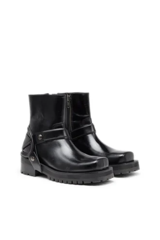 d-texan ch Bottines D-Texan-Harness en cuir verni