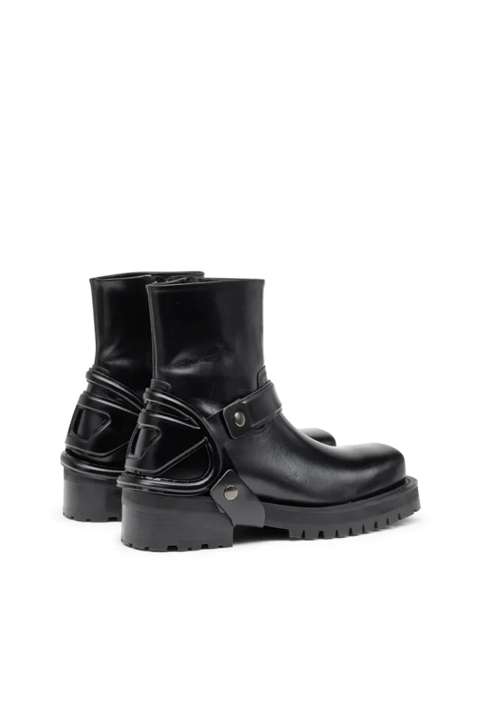 d-texan ch Bottines D-Texan-Harness en cuir verni