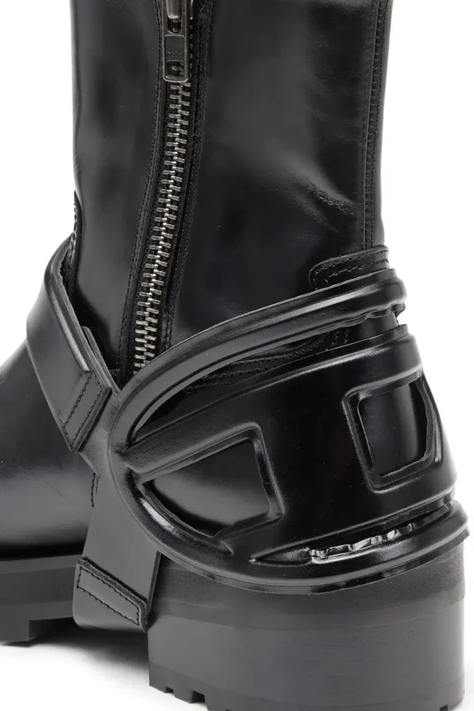 d-texan ch Bottines D-Texan-Harness en cuir verni
