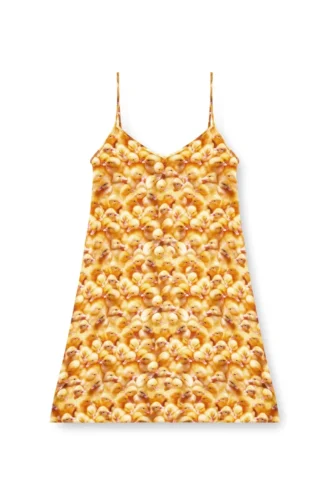 d-ulcet Mini-robe en viscose avec imprimé intégral