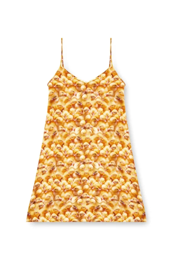 d-ulcet Mini-robe en viscose avec imprimé intégral