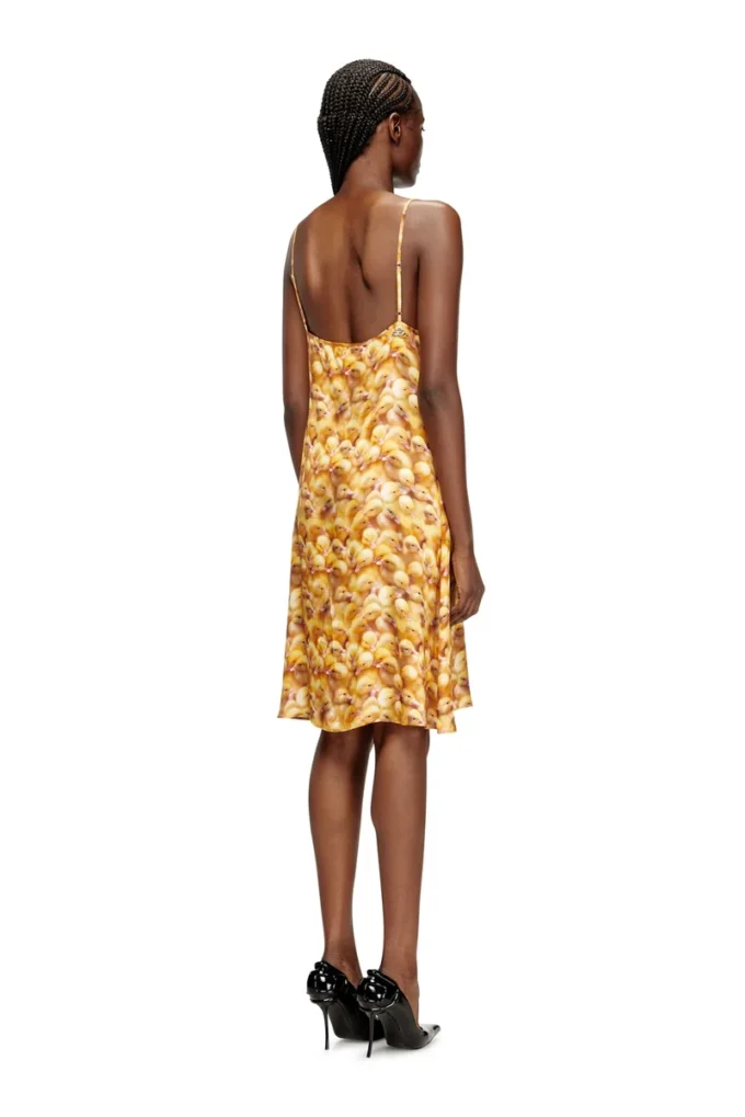 d-ulcet Mini-robe en viscose avec imprimé intégral