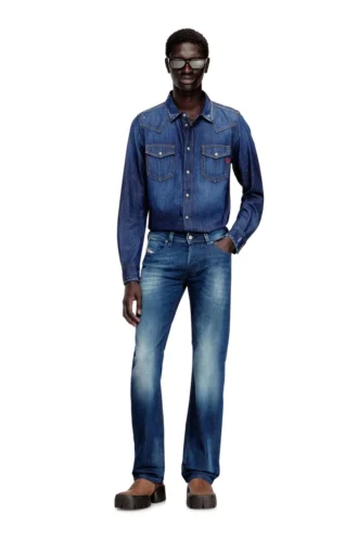 d-vega Chemise en denim avec poches plaquées
