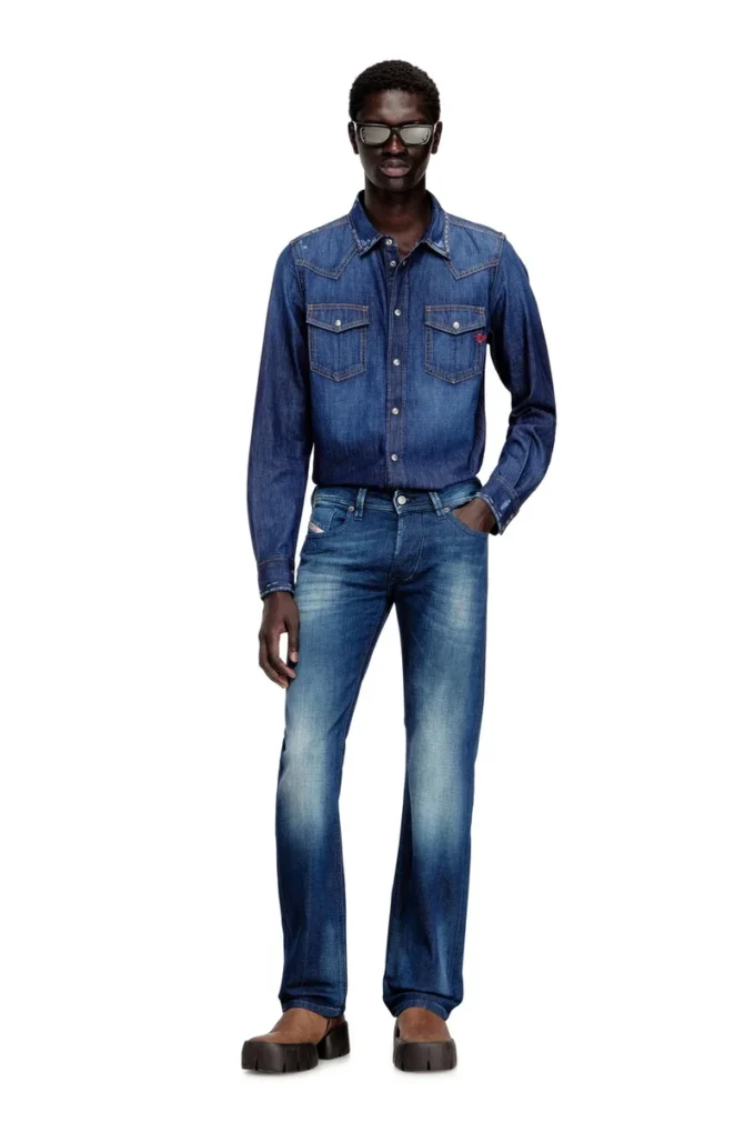 d-vega Chemise en denim avec poches plaquées