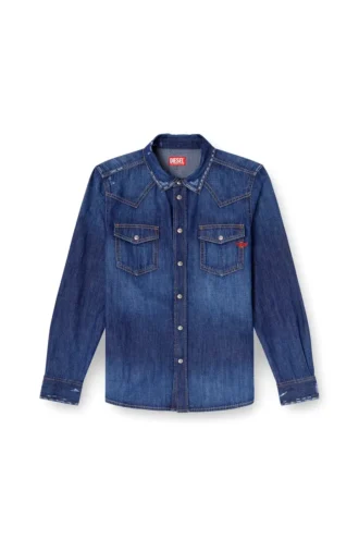 d-vega Chemise en denim avec poches plaquées