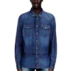 d-vega Chemise en denim avec poches plaquées