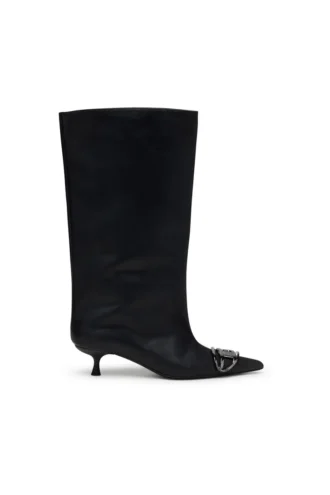 d-venus 40 kb tube Bottes D-Venus à hauteur du genou en cuir huilé