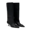 d-venus 40 kb tube Bottes D-Venus à hauteur du genou en cuir huilé
