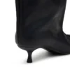 d-venus 40 kb tube Bottes D-Venus à hauteur du genou en cuir huilé