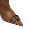 d-venus 40 kb tube Bottes D-Venus à hauteur du genou en cuir huilé