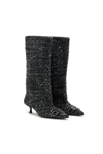 d-venus 40 kb tube Bottes montant jusqu&rsquo;aux genoux D-Venus-Bouclé