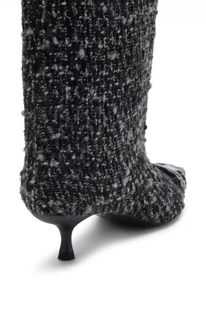 d-venus 40 kb tube Bottes montant jusqu&rsquo;aux genoux D-Venus-Bouclé