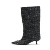 d-venus 40 kb tube Bottes montant jusqu&rsquo;aux genoux D-Venus-Bouclé