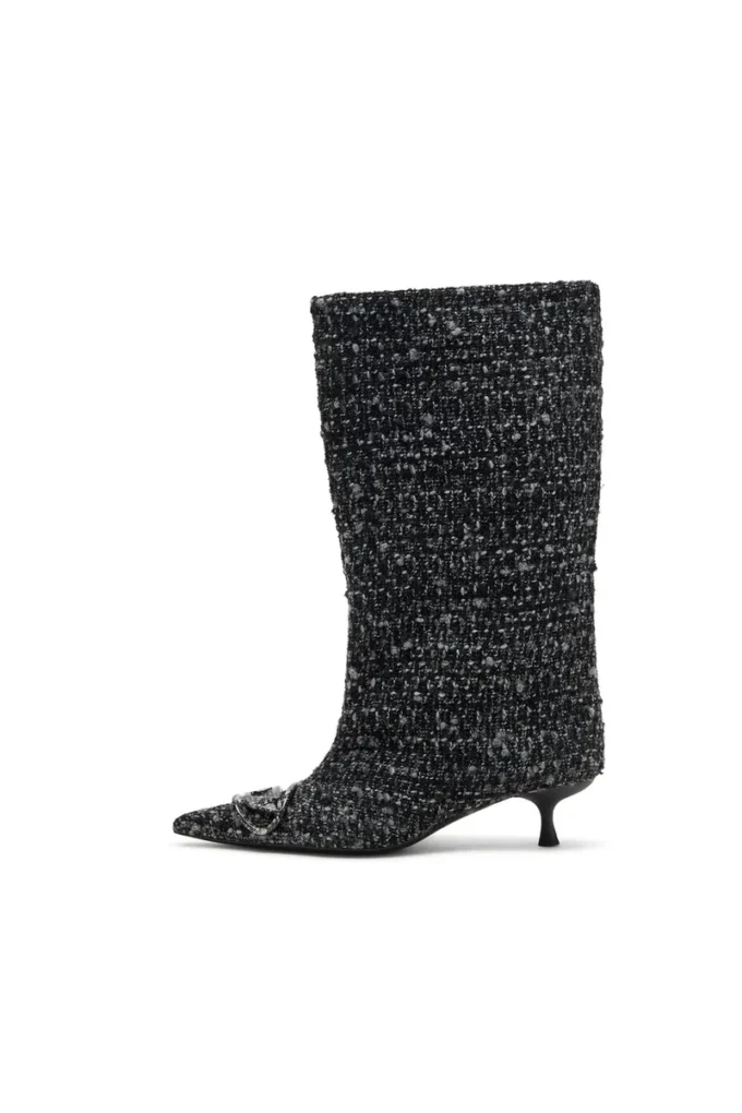 d-venus 40 kb tube Bottes montant jusqu&rsquo;aux genoux D-Venus-Bouclé