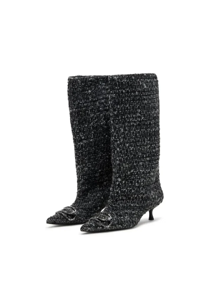 d-venus 40 kb tube Bottes montant jusqu&rsquo;aux genoux D-Venus-Bouclé