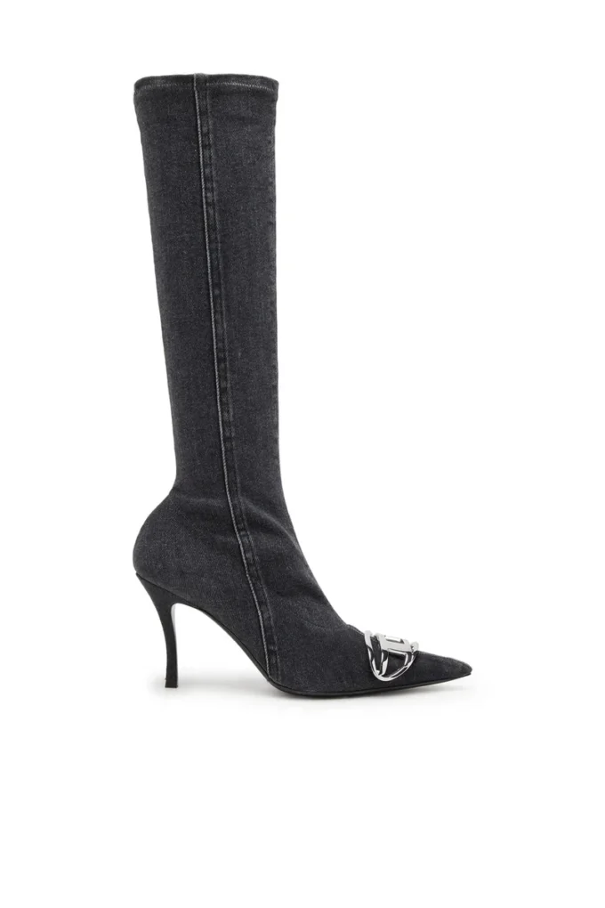 d-venus kb d D-Venus – Bottes au genou en denim stretch