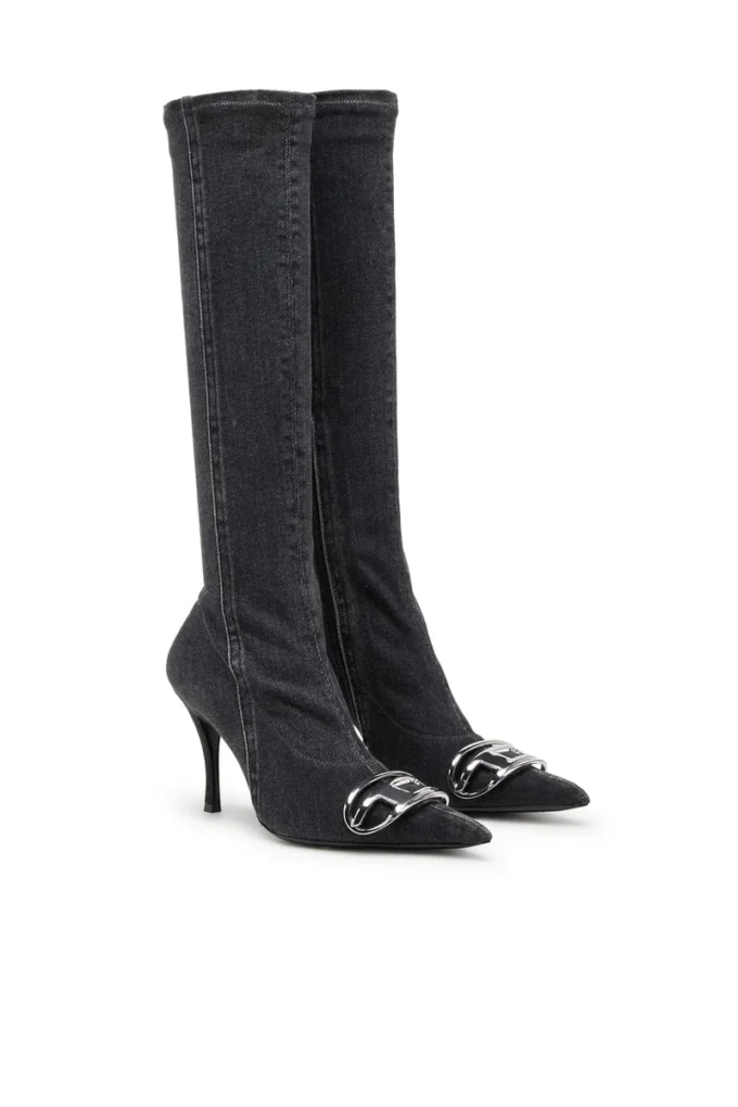 d-venus kb d D-Venus – Bottes au genou en denim stretch