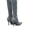 d-venus kb d D-Venus – Bottes en denim avec plaque logo