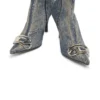 d-venus kb d D-Venus – Bottes en denim avec plaque logo