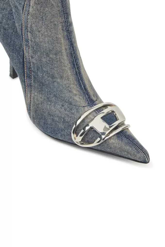 d-venus kb d D-Venus – Bottes en denim avec plaque logo