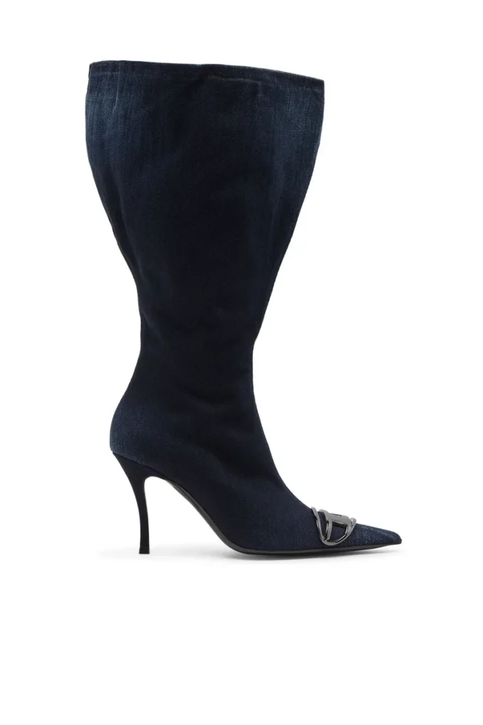 d-venus kb large Bottes hautes D-Venus-Wide en denim
