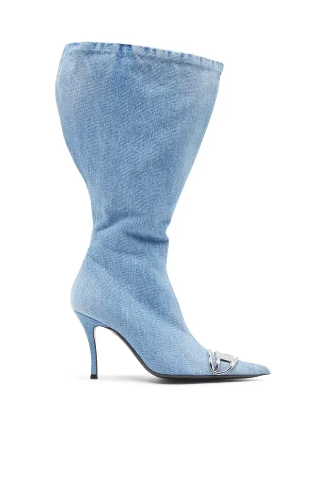 d-venus kb large Bottes hautes D-Venus-Wide en denim