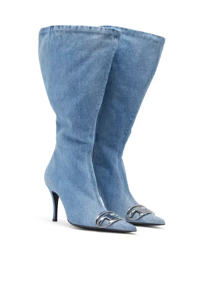 d-venus kb large Bottes hautes D-Venus-Wide en denim
