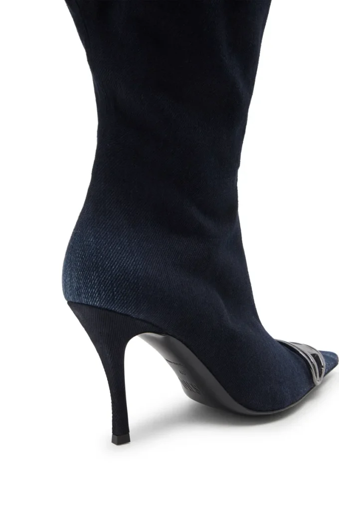 d-venus kb large Bottes hautes D-Venus-Wide en denim