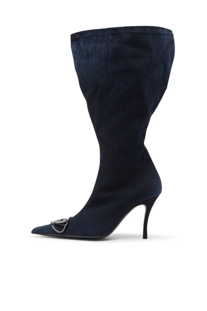 d-venus kb large Bottes hautes D-Venus-Wide en denim