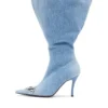 d-venus kb large Bottes hautes D-Venus-Wide en denim