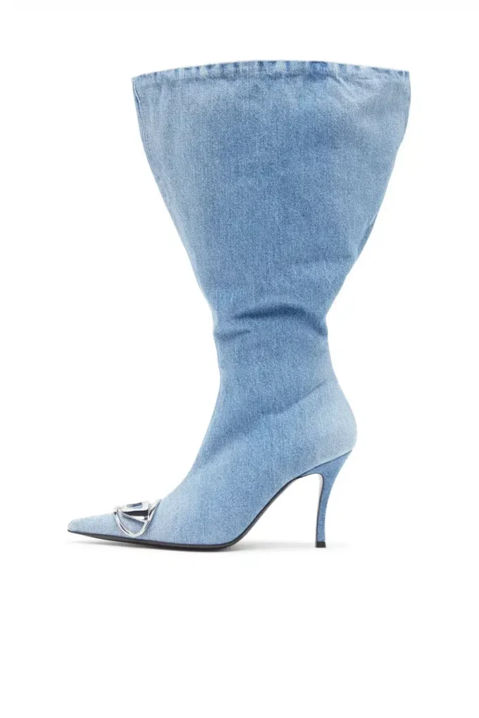 d-venus kb large Bottes hautes D-Venus-Wide en denim