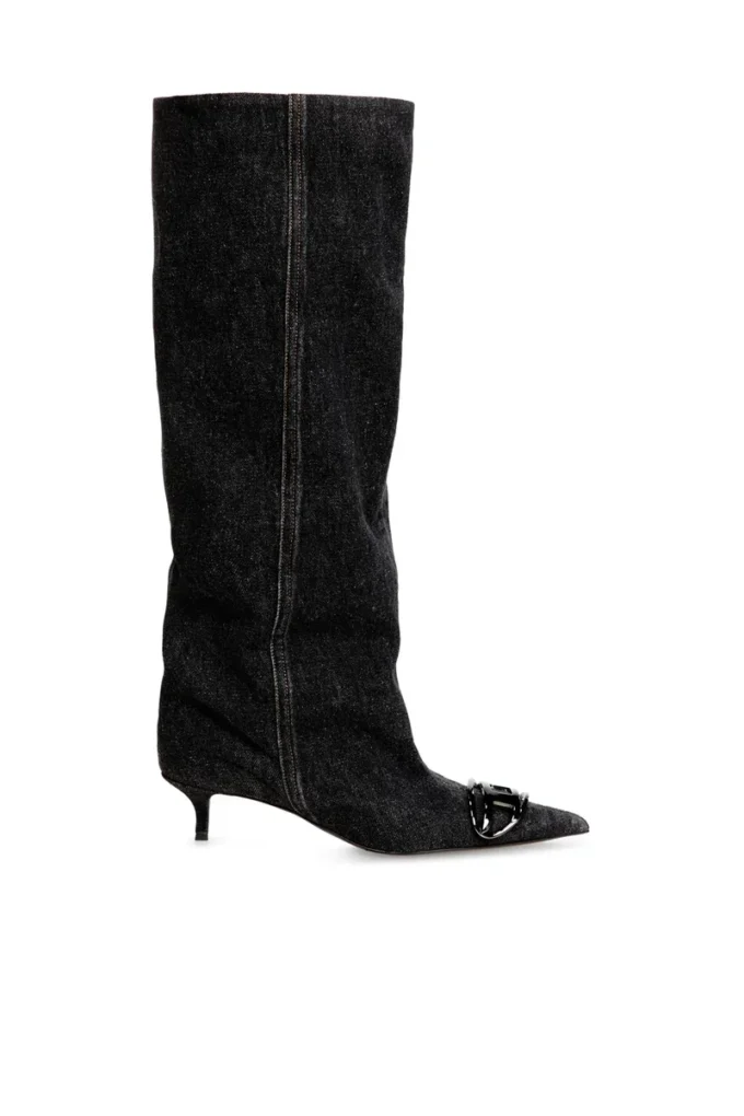 d-venus kb slouchy Bottes D-Venus-Slouchy montant jusqu&rsquo;aux genoux en denim