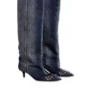 d-venus kb slouchy Bottes D-Venus-Slouchy montant jusqu&rsquo;aux genoux en denim