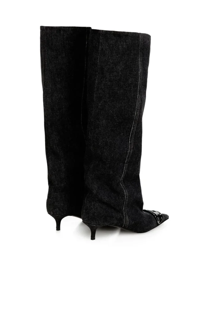 d-venus kb slouchy Bottes D-Venus-Slouchy montant jusqu&rsquo;aux genoux en denim
