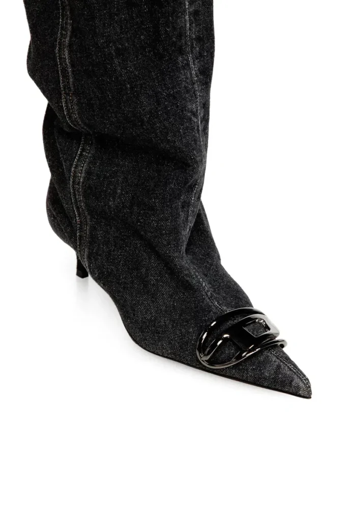 d-venus kb slouchy Bottes D-Venus-Slouchy montant jusqu&rsquo;aux genoux en denim