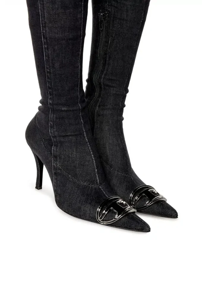 d-venus tbt d Bottes D-Venus Tbt D – Bottes au-dessus du genou en denim stretch