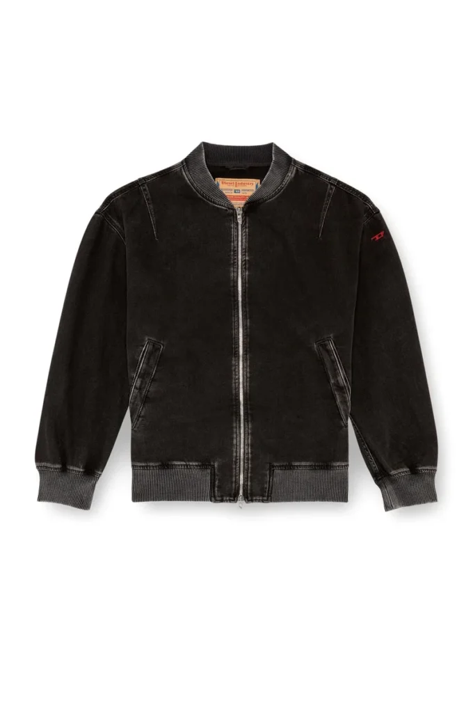 d-vinz Blouson bomber en denim délavé