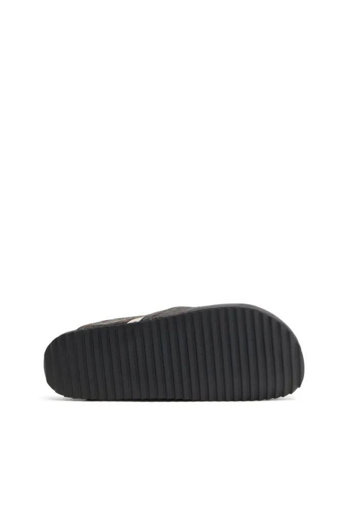 d-woodstock slip-on Mules D-Woodstock en daim effet craquelé
